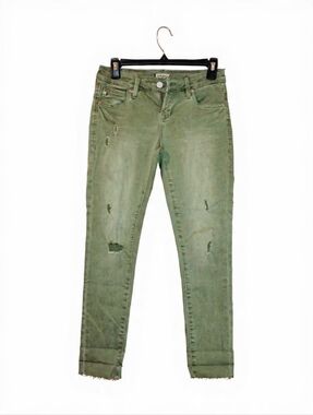 Dear John Olive Green Joyrich Comfort Skinny - Distressed - Size 25